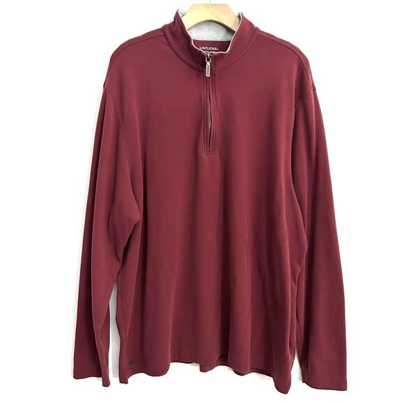 UNTUCKit Santagelo Men’s 1/4 zip pullover mock neck cotton Made in Peru EUC XXXL - Picture 10 of 10